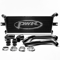 HOLDEN Colorado RG 2.8L 2012-2013 55mm Intercooler & Pipe Kit **POWDERCOATED BLACK**