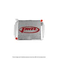 PWR 55mm Crossflow Radiator (Holden HJ-HZ V8 Auto 71-80) w/ 16" SPAL Fan Mounts