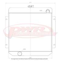 FORD Falcon XW - XY 6cyl Engine (1969 - 1970) 55mm Radiator

