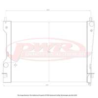 FORD Mustang 4.6lt V8 Engine (2005 - 2009) 42mm Radiator

