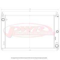 FORD Falcon AU 6cyl and V8 Engines (1998 - 2002) 55mm Radiator
