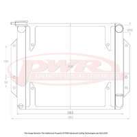 DATSUN 1600 CA18 Engine (1968 - 1973) 2-Pass 42mm Radiator with 16" SPAL Fan Mounts
