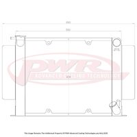 MAZDA RX7 Series 1 - 3 12A, 13B Rotary Engine (1979 - 1985) With Mounts To Suit 16" SPAL Thermo With Angled Bottom Outlet 55mm Radiator
