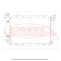 FORD F150 V8 Engine Automatic Transmission (1997 - 2004) 68mm Radiator
