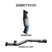 VDJ79 V8 UTE 3IN DPF DELETE WITH CAT