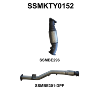 VDJ79 V8 UTE 3IN DPF DELETE WITHOUT CAT