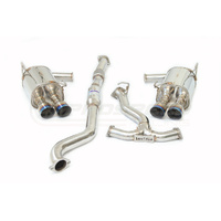 Invidia Q300 Turbo back Exhaust w/Ti Straight Cut Tips - Subaru WRX VA 15-20 (Manual)