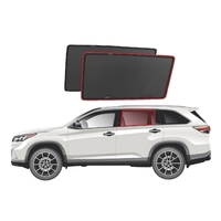 Toyota Kluger/Highlander 3rd Generation Car Rear Window Shades (XU50; 2013-2020)