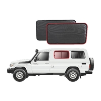 Toyota LandCruiser Troop Carrier Second Row Port Window Shades (78 Series; 1984-Present)