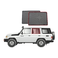 Toyota LandCruiser 70 Series Car Rear Window Shades (76/79 Series; 1984-Present)