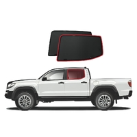Toyota Tacoma Double Cab 3rd Generation Car Rear Window Shades (N300; 2015-2023)