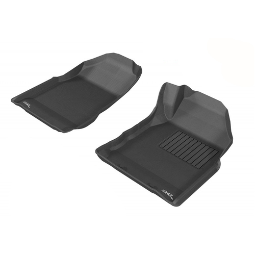 Isuzu DMAX 20122020 Black Front Rubber KAGU Floor Mats