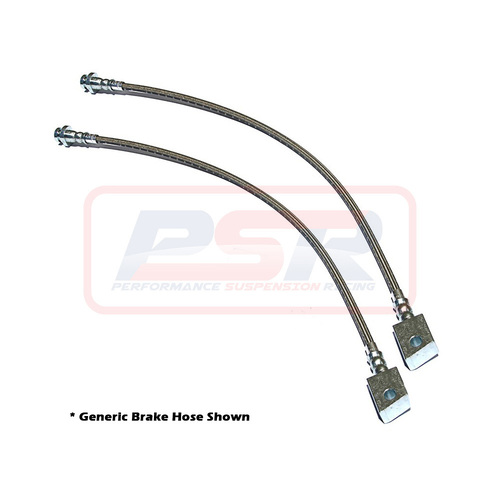 Toyota Hilux N70 Rear Braided Extended Brake Hoses - ABS DUAL HOSE