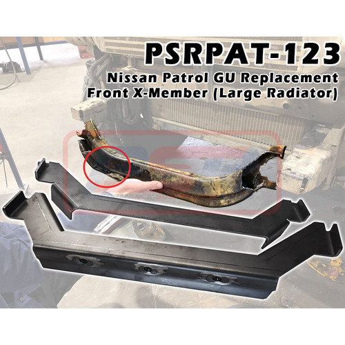 Nissan Patrol GU Replacement Front X-Member (Large Radiator)